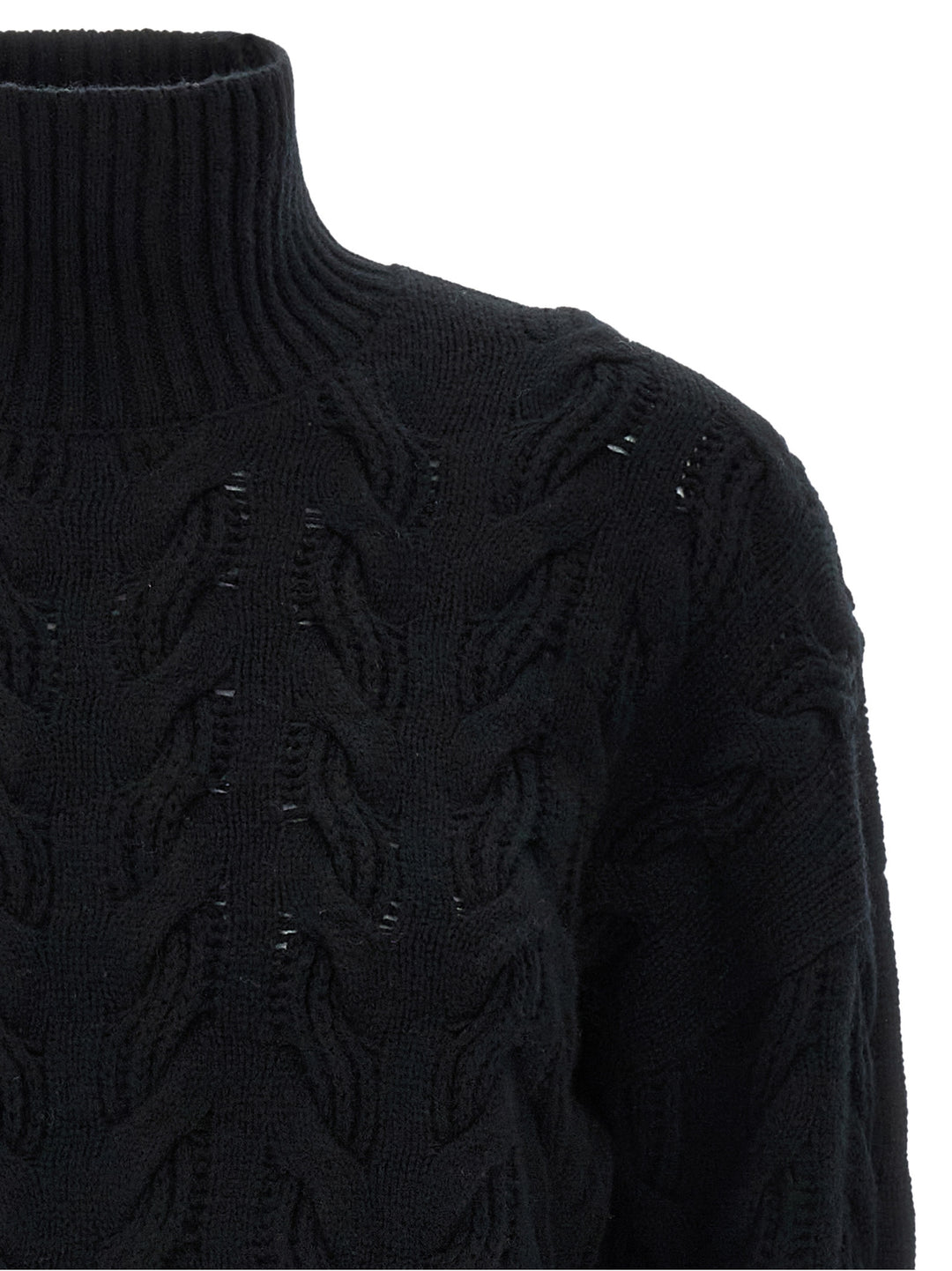 Max Mara Black Wool Cardigan
