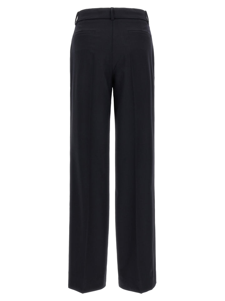 P.A.R.O.S.H. Black Virgin Wool Flared Pants