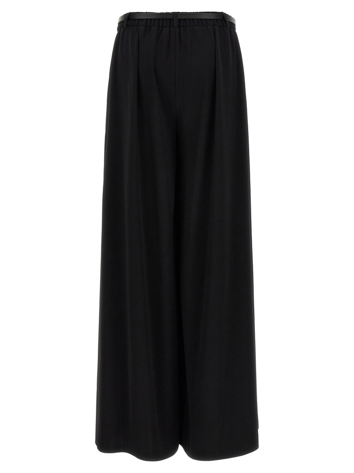 P.A.R.O.S.H. Black Polyester Casual Pants