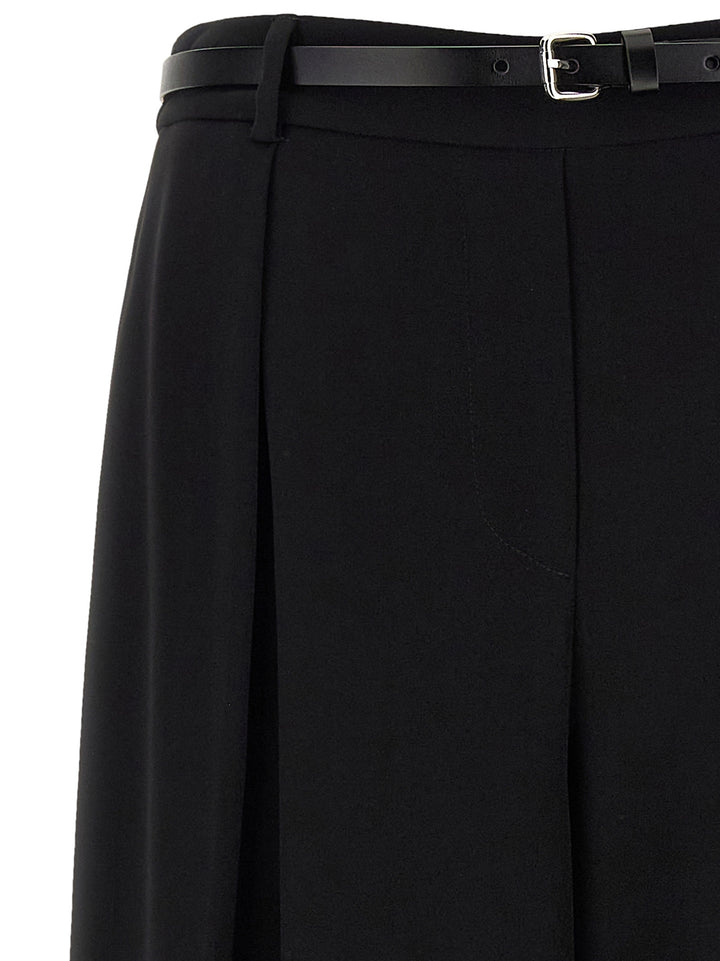 P.A.R.O.S.H. Black Polyester Casual Pants