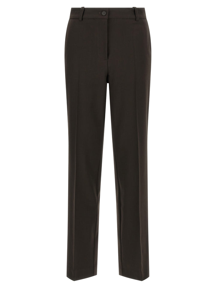 P.A.R.O.S.H. Brown Virgin Wool Dress Pants