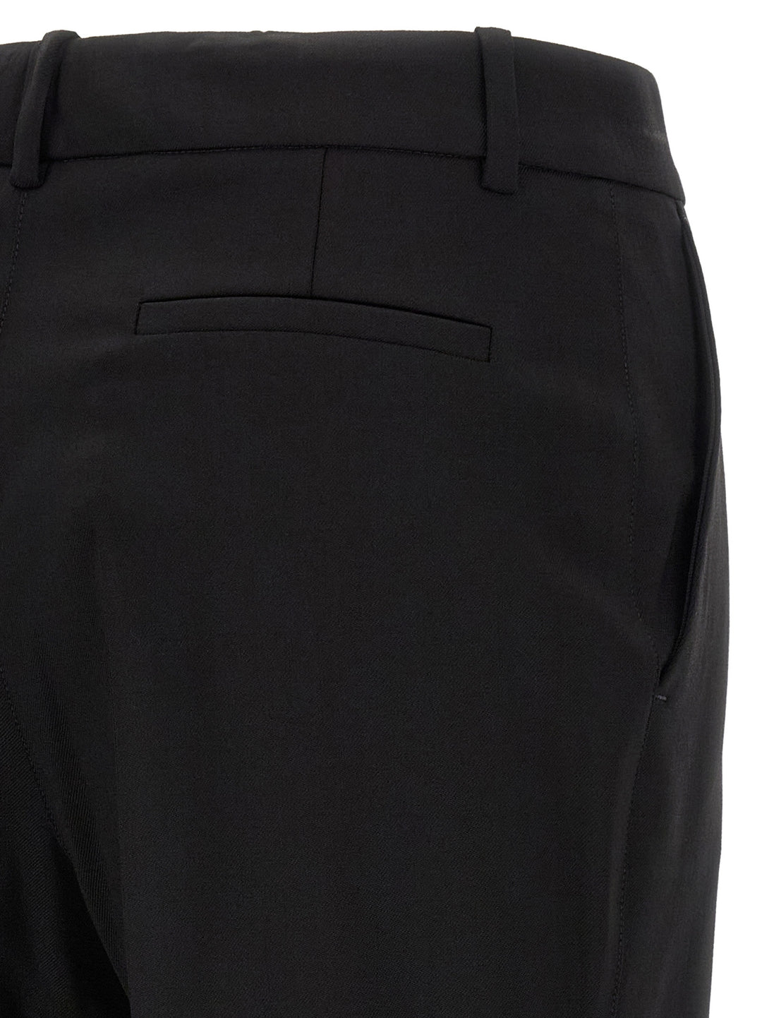P.A.R.O.S.H. Black Virgin Wool Dress Pants