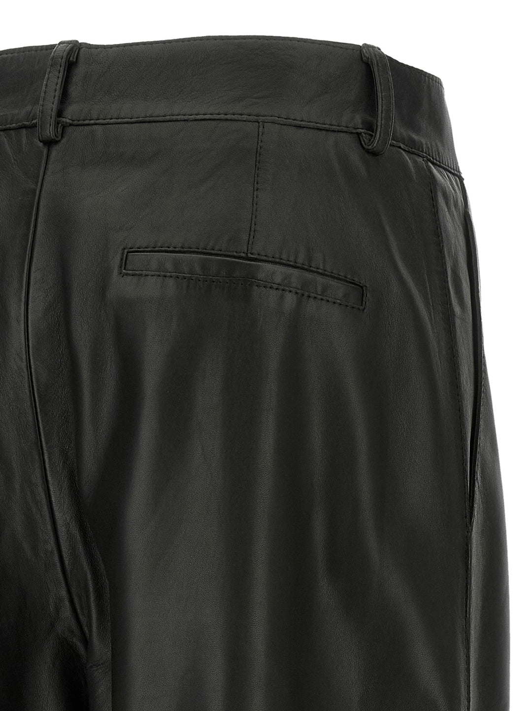 P.A.R.O.S.H. Black Leather Pants