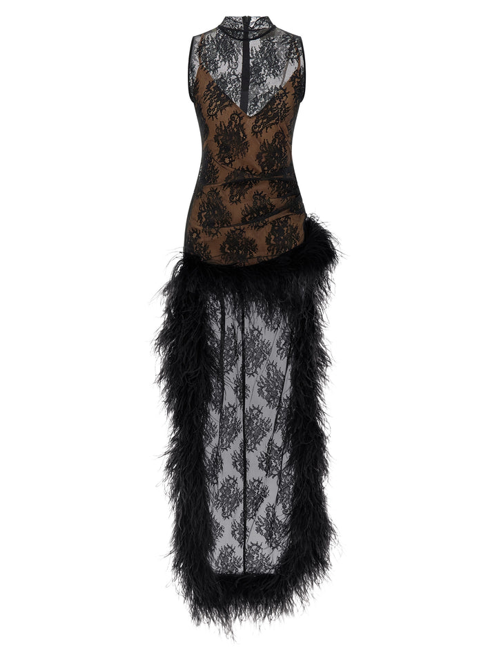 Giuseppe Di Morabito Black Polyester Short Dress