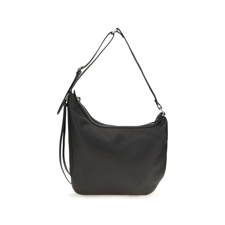 Fendi Black Calf Leather Bos Taurus Shoulder Bag