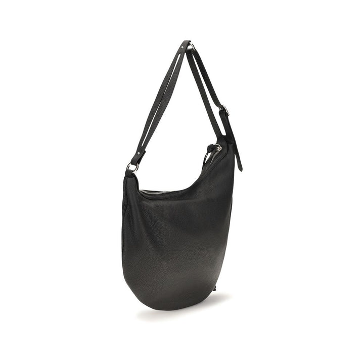 Fendi Black Calf Leather Bos Taurus Shoulder Bag