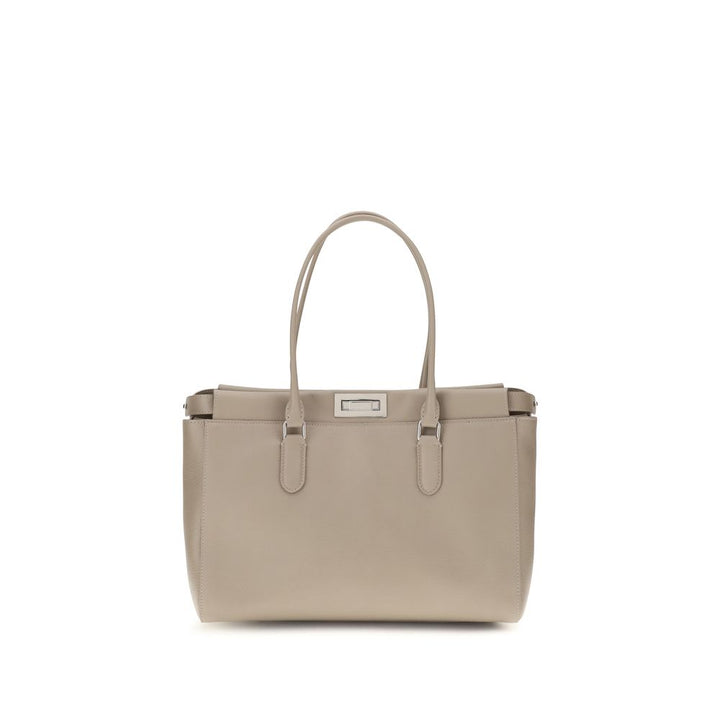 Fendi Beige Calf Leather Bos Taurus Shoulder Bag