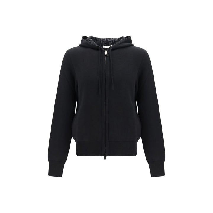 Fendi Black Cashmere Hoodie