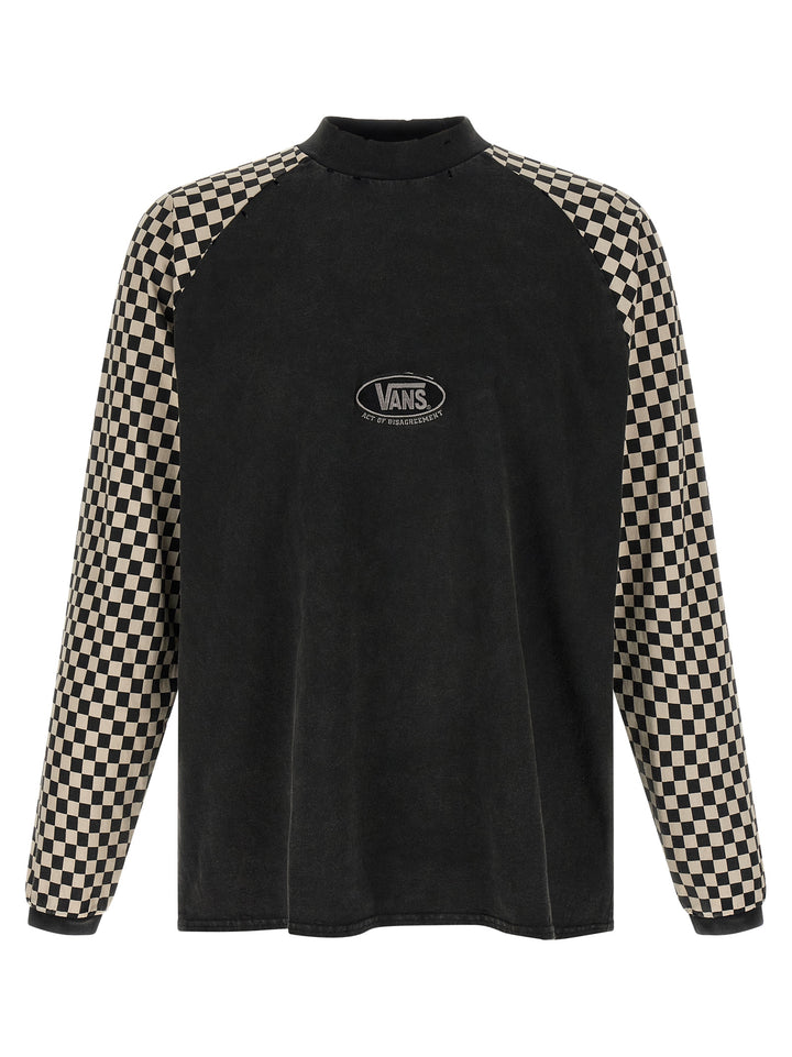 Vans Black Cotton T-Shirt