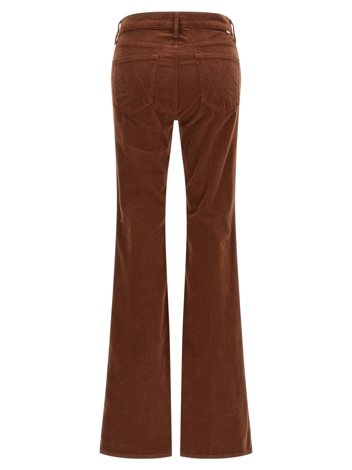 Mother Denim Brown Cotton Flared Pants