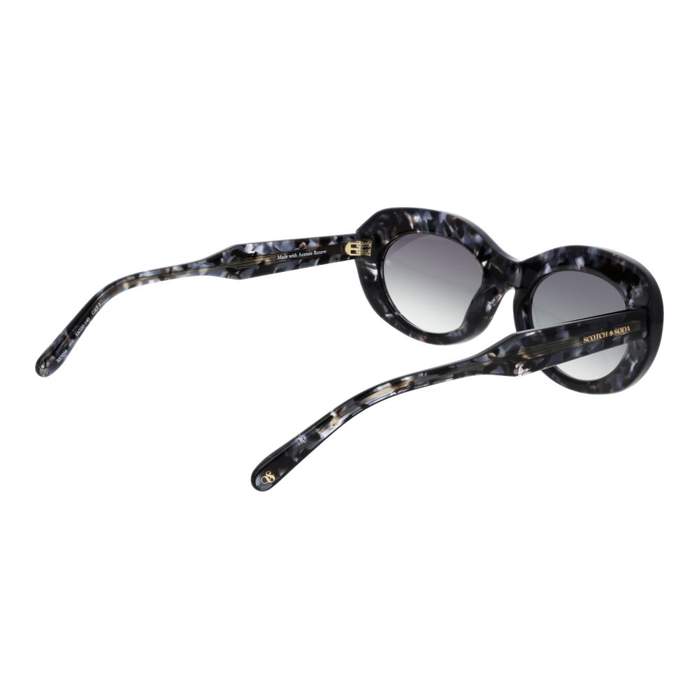 Scotch &amp; Soda Black Acetate Sunglasses