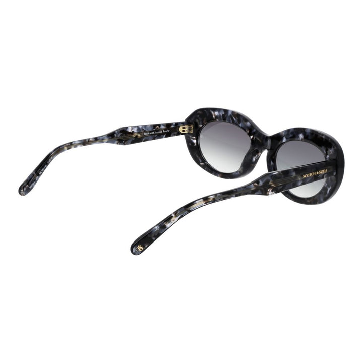 Scotch &amp; Soda Black Acetate Sunglasses