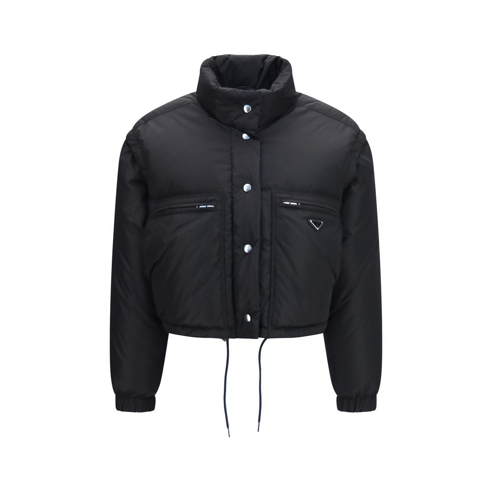 Prada Black Goose Down Full-Length Jacket