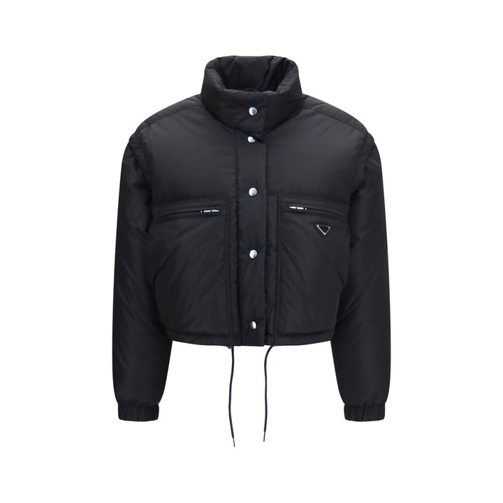 Prada Black Goose Down Full-Length Jacket