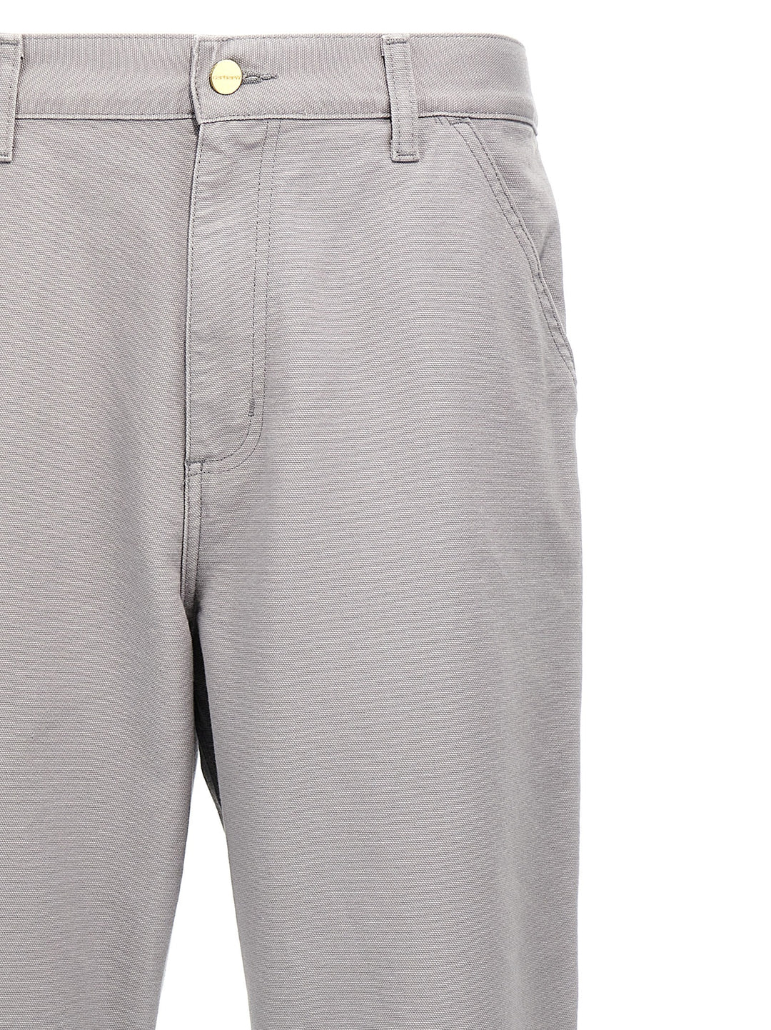 Carhartt Wip Gray Organic Cotton Casual Pants