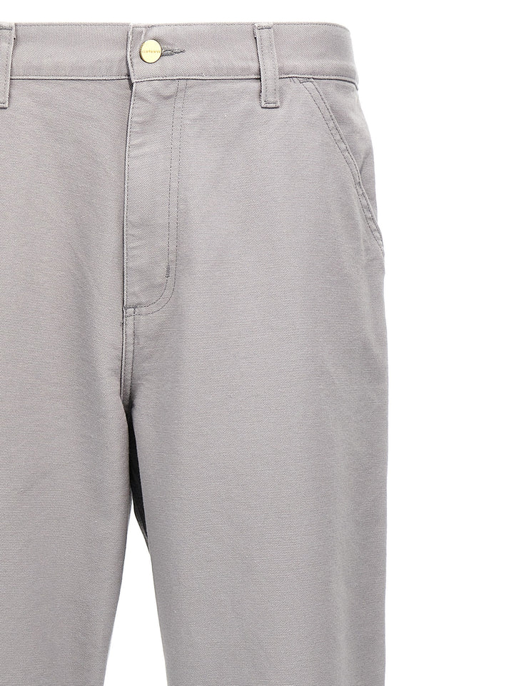 Carhartt Wip Gray Organic Cotton Casual Pants