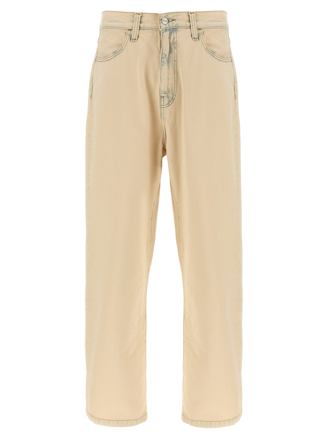 Carhartt Wip Beige Cotton Straight-Leg Jeans