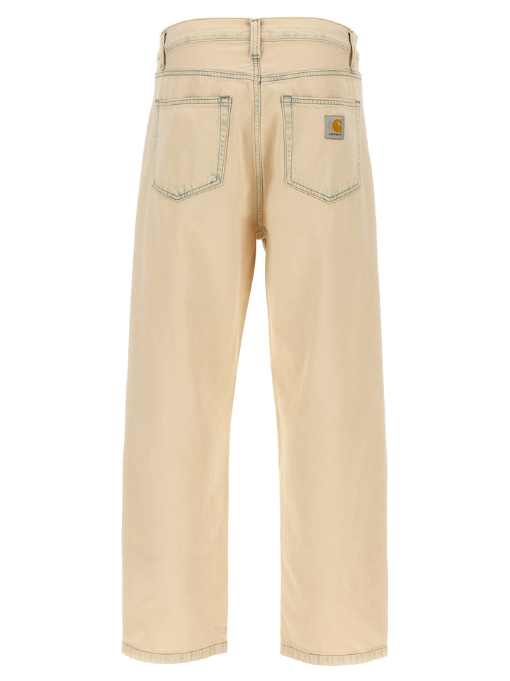 Carhartt Wip Beige Cotton Straight-Leg Jeans