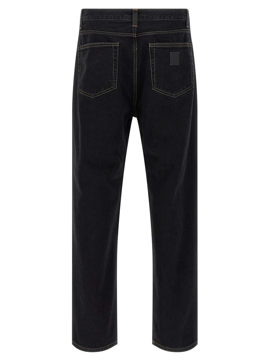 Carhartt Wip Black Cotton Tapered Jeans