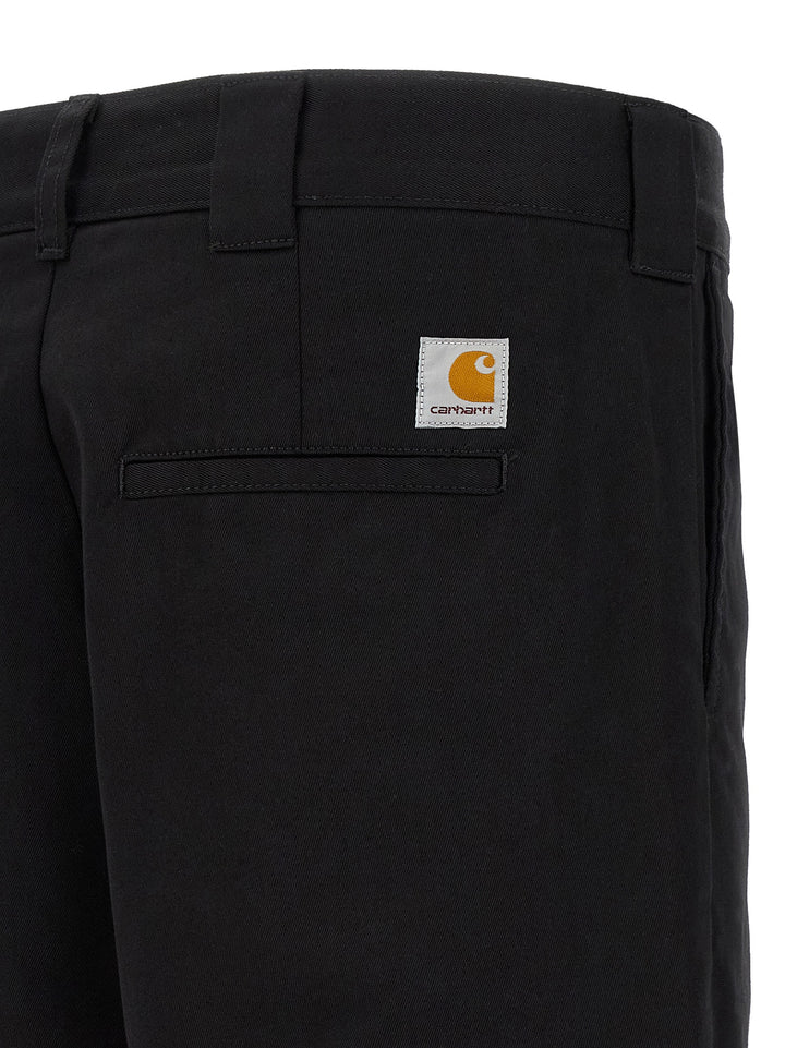 Carhartt Wip Black Polyester Casual Pants