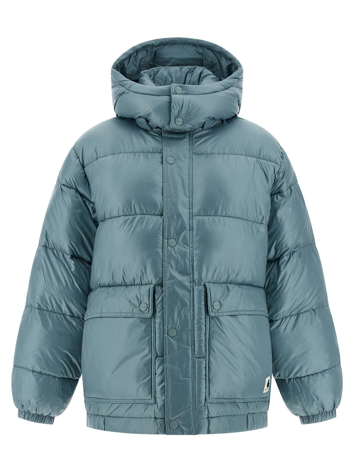 Carhartt Wip Blue Polyester Full-Length Jacket