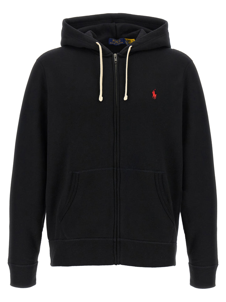 Polo Ralph Lauren Black Cotton Sweatshirt