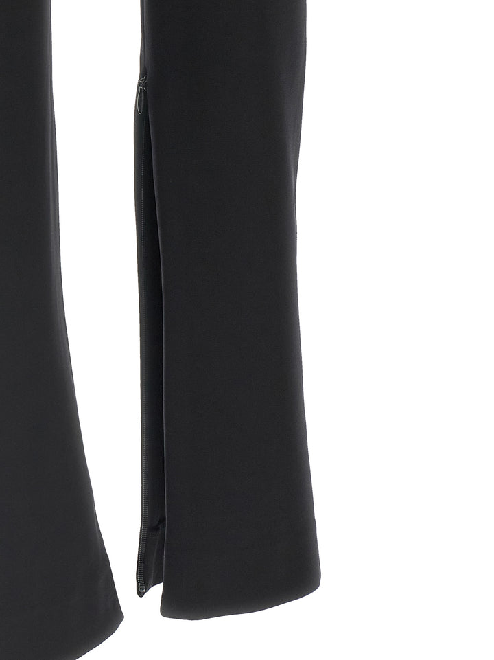 The Andamane Black Viscose Leggings