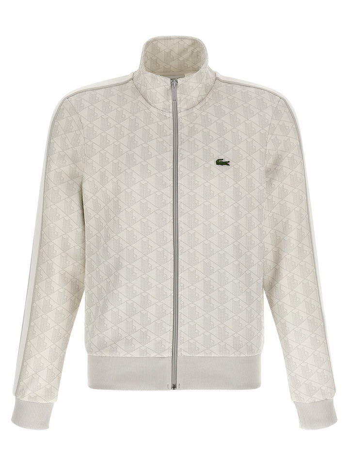 Lacoste Gray Polyester Sweatshirt