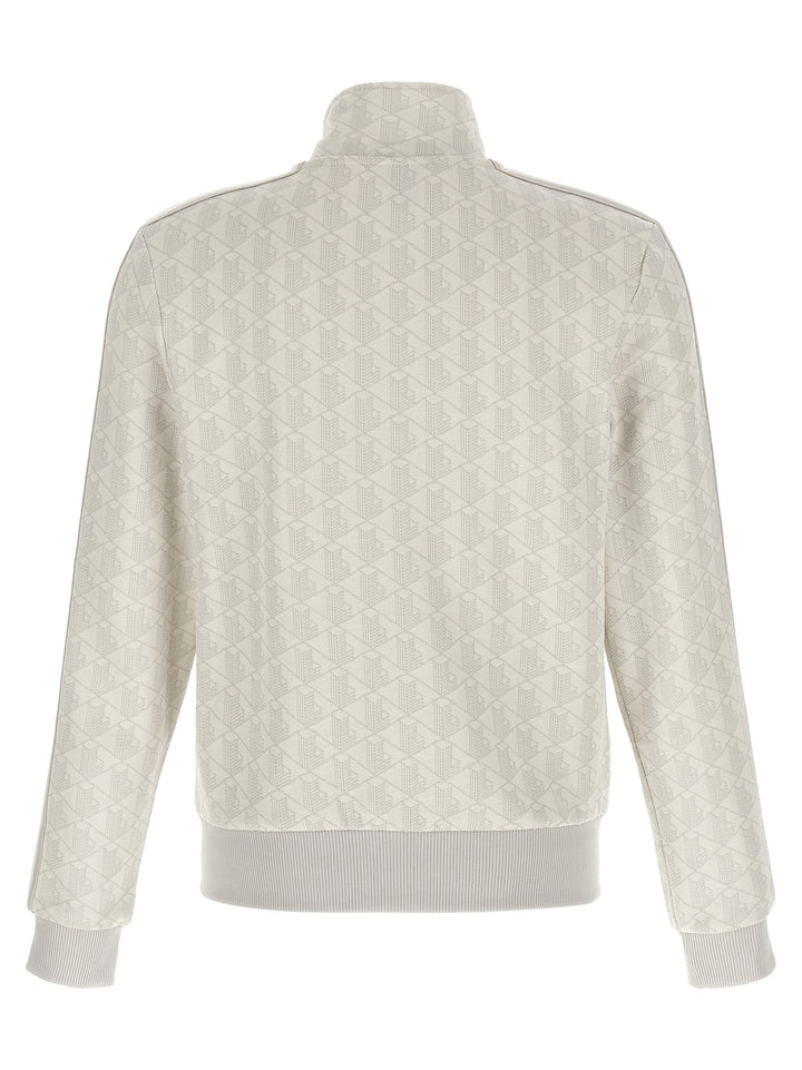 Lacoste Gray Polyester Sweatshirt