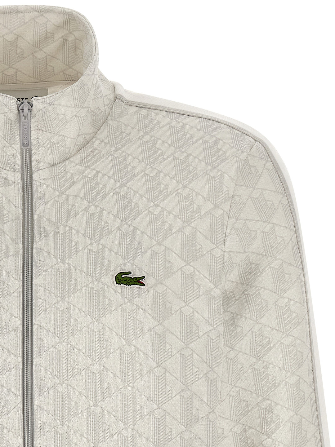 Lacoste Gray Polyester Sweatshirt