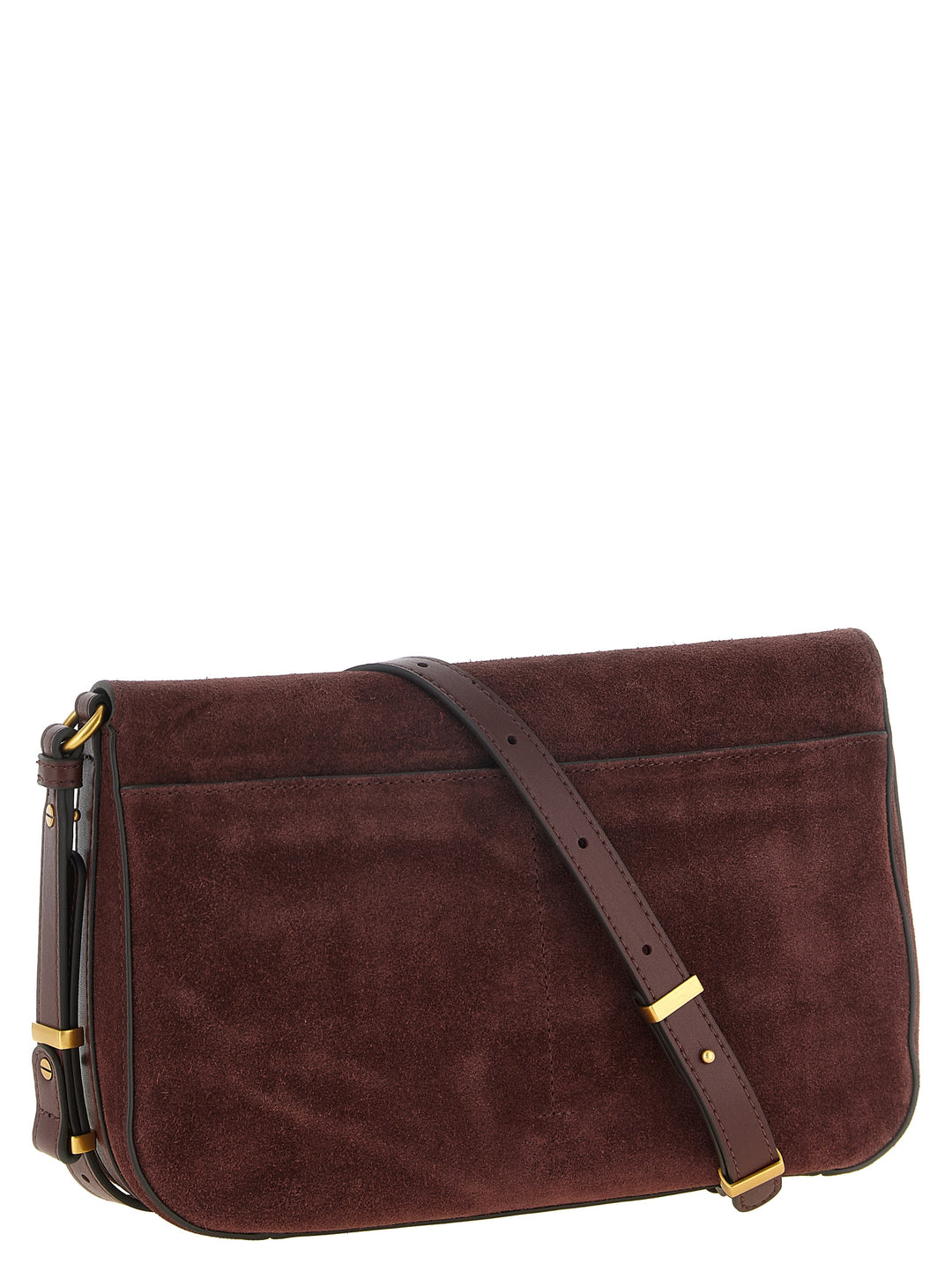 PINKO Bordeaux Calfskin Crossbody Bag
