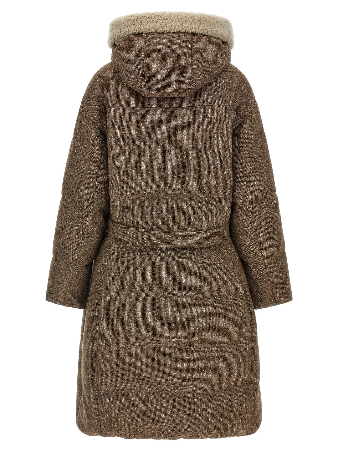 Brunello Cucinelli Brown Virgin Wool Coat