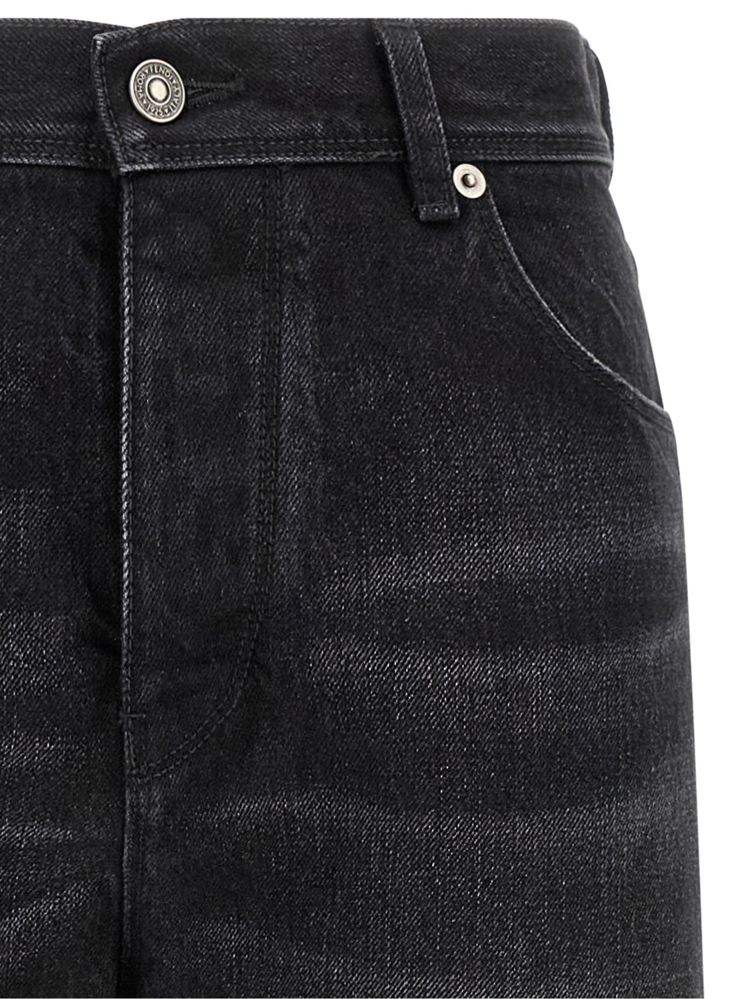 Fendi Black Cotton Jeans Denim