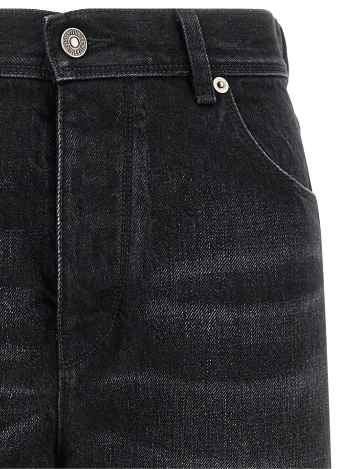 Fendi Black Cotton Jeans Denim