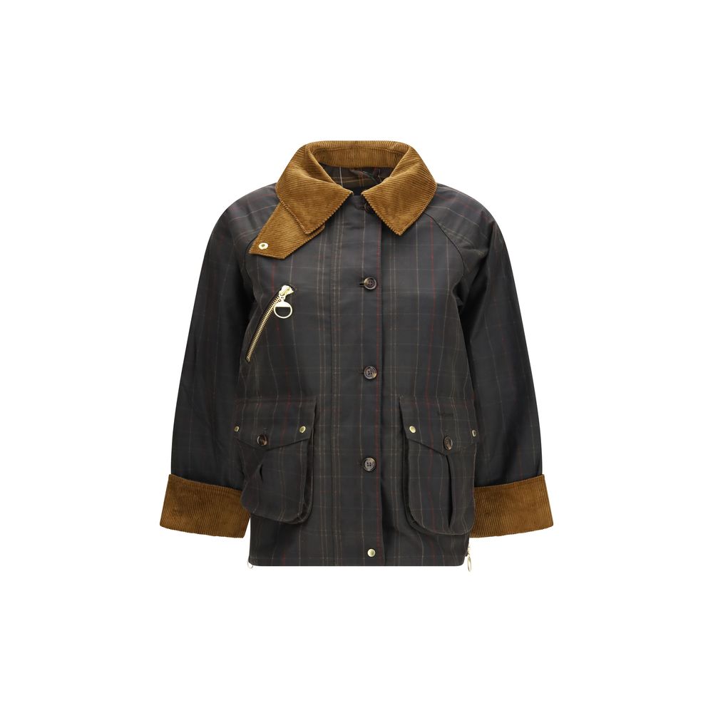Barbour Bicolor Cotton Full-Length Jacket