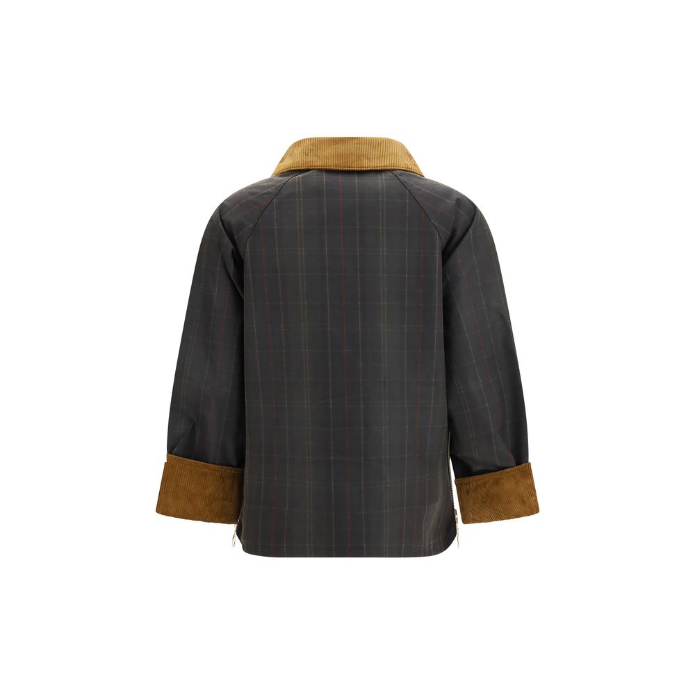 Barbour Bicolor Cotton Full-Length Jacket
