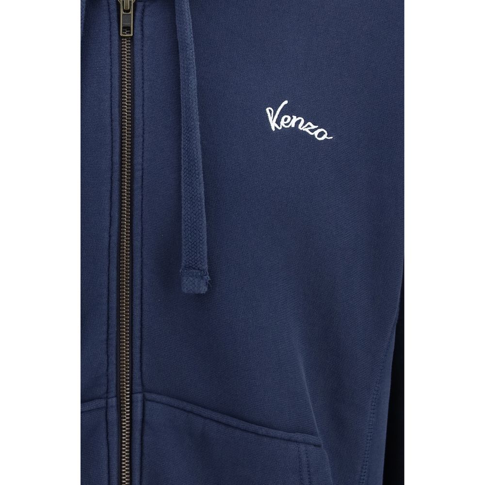Kenzo Blue Cotton Sweatshirt