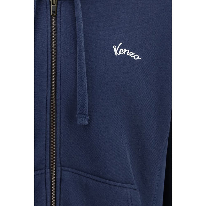 Kenzo Blue Cotton Sweatshirt