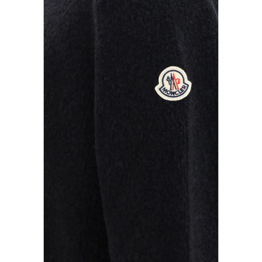 Moncler Black Wool Oves Aries Hoodie