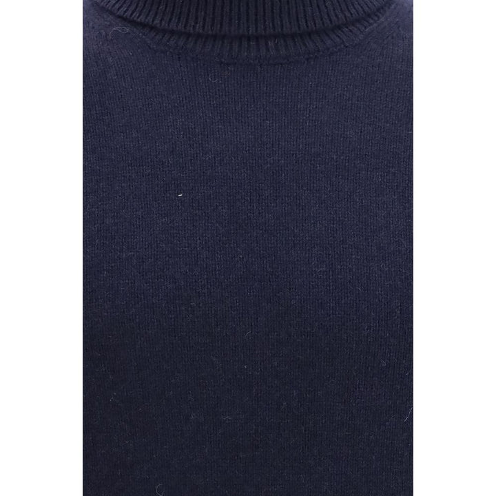 Aragona Cashmere Blue Cashmere Turtleneck