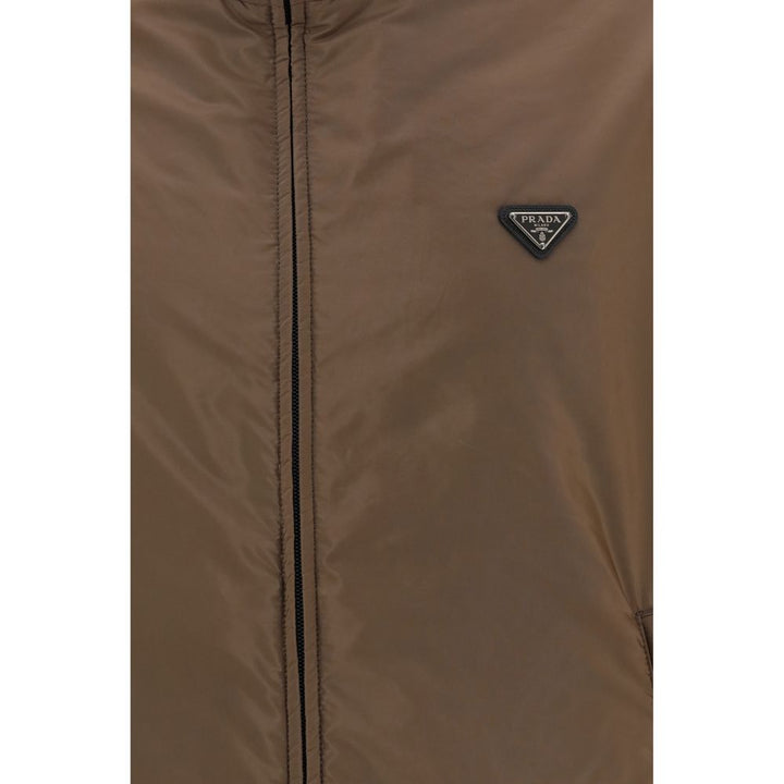 Prada Multicolor Recycled Polyamide Full-Length Jacket