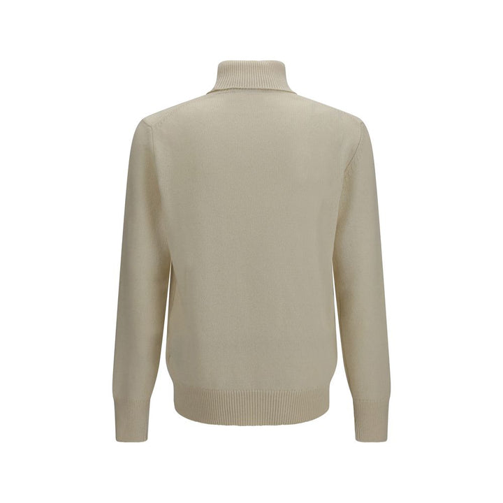 Aragona Cashmere White Cashmere Sweater
