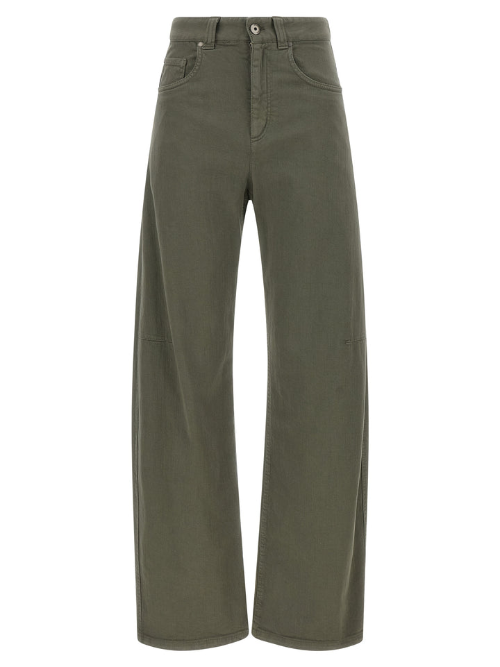 Brunello Cucinelli Bicolor Cotton Jeans Denim