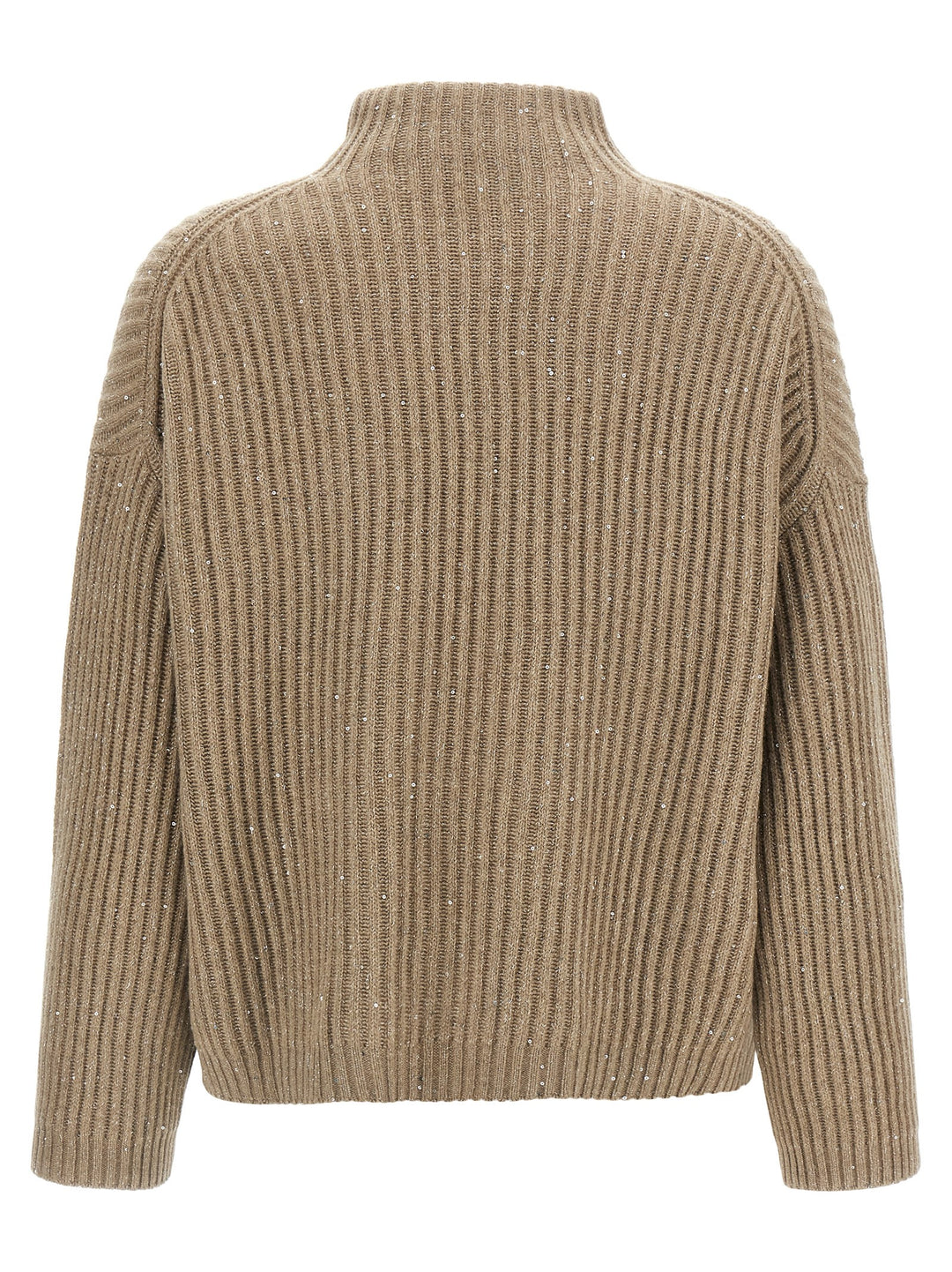 Brunello Cucinelli Beige Cashmere Cardigan