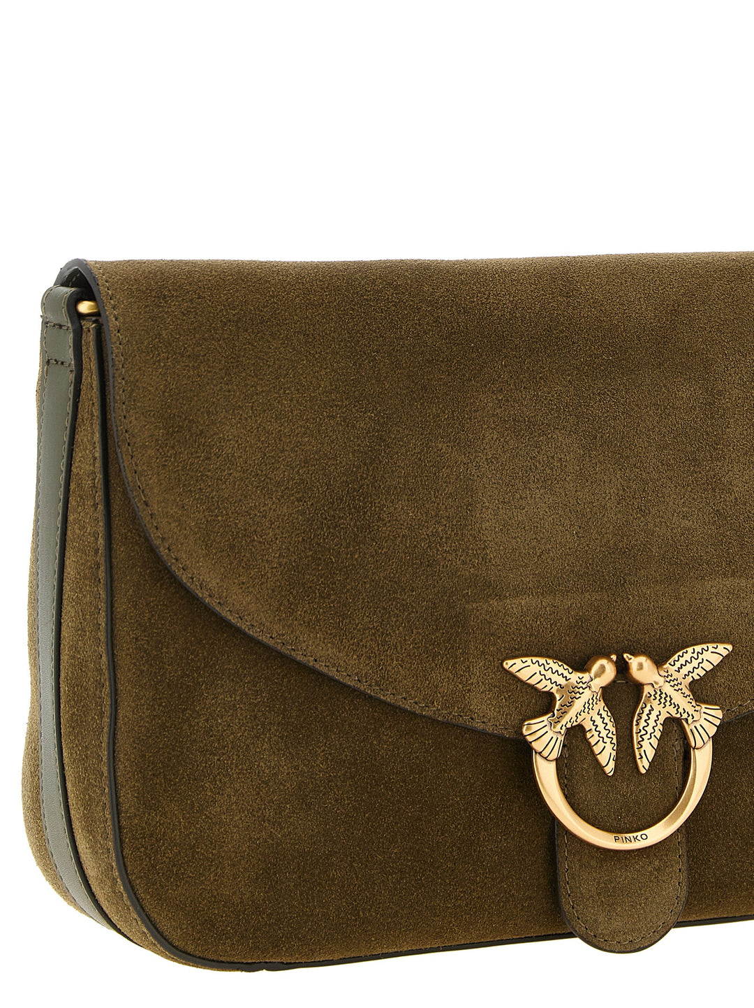 PINKO Bicolor Calfskin Crossbody Bag