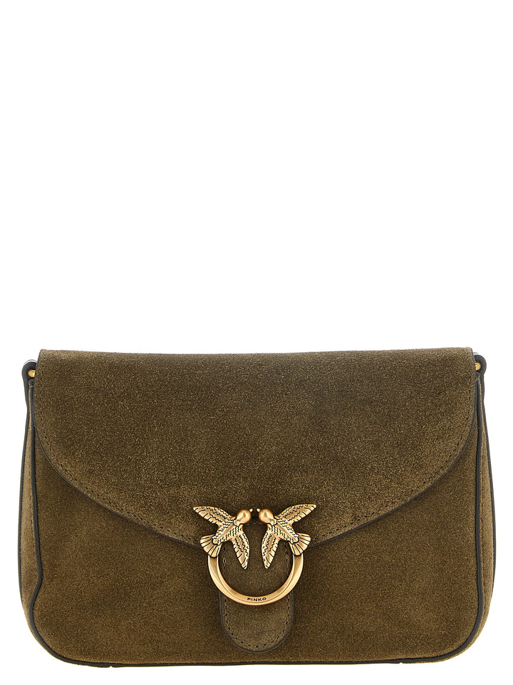 PINKO Bicolor Calfskin Crossbody Bag