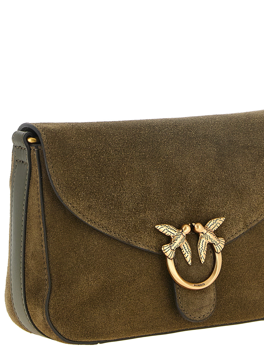 PINKO Bicolor Calfskin Crossbody Bag