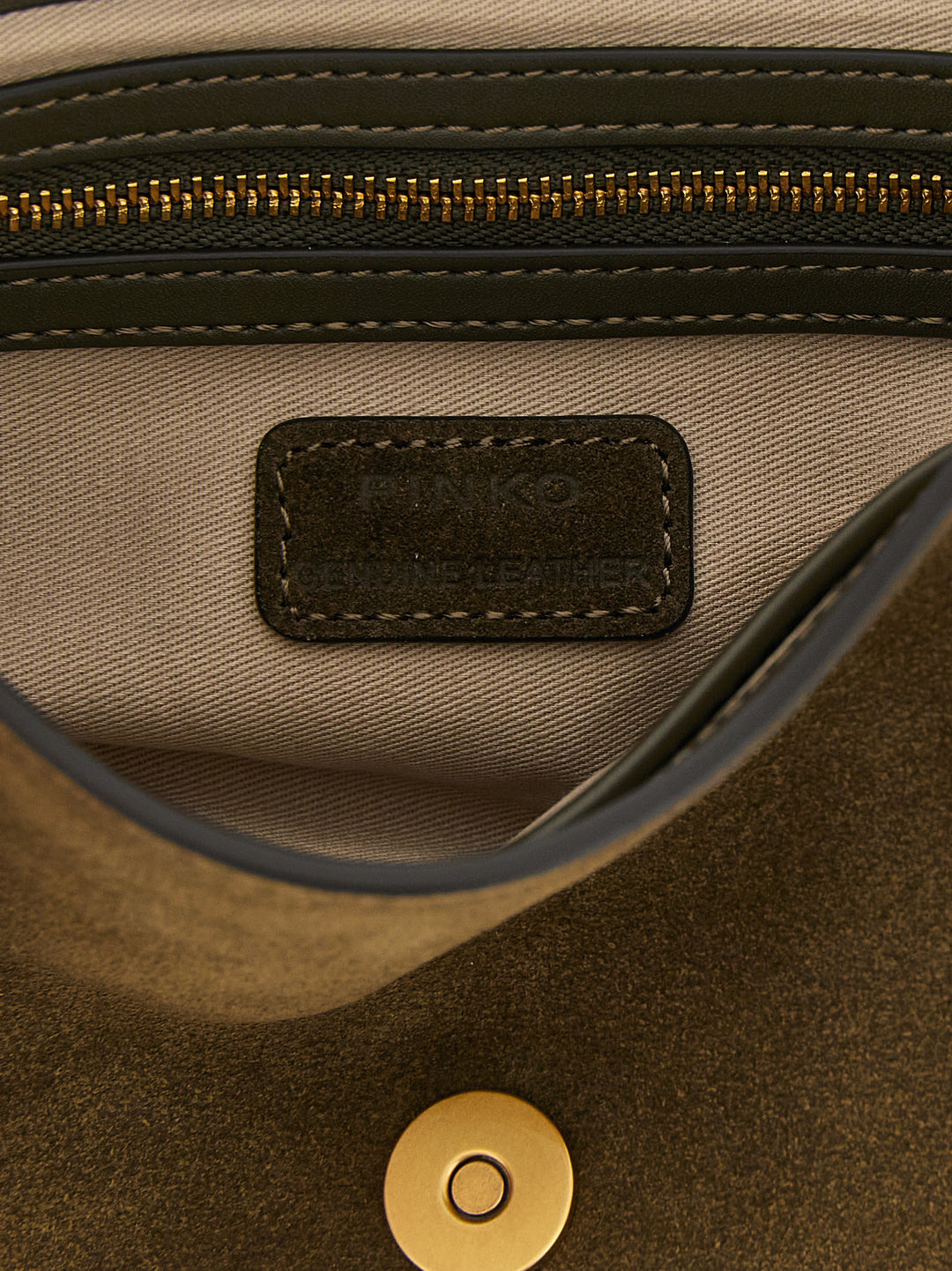 PINKO Bicolor Calfskin Crossbody Bag