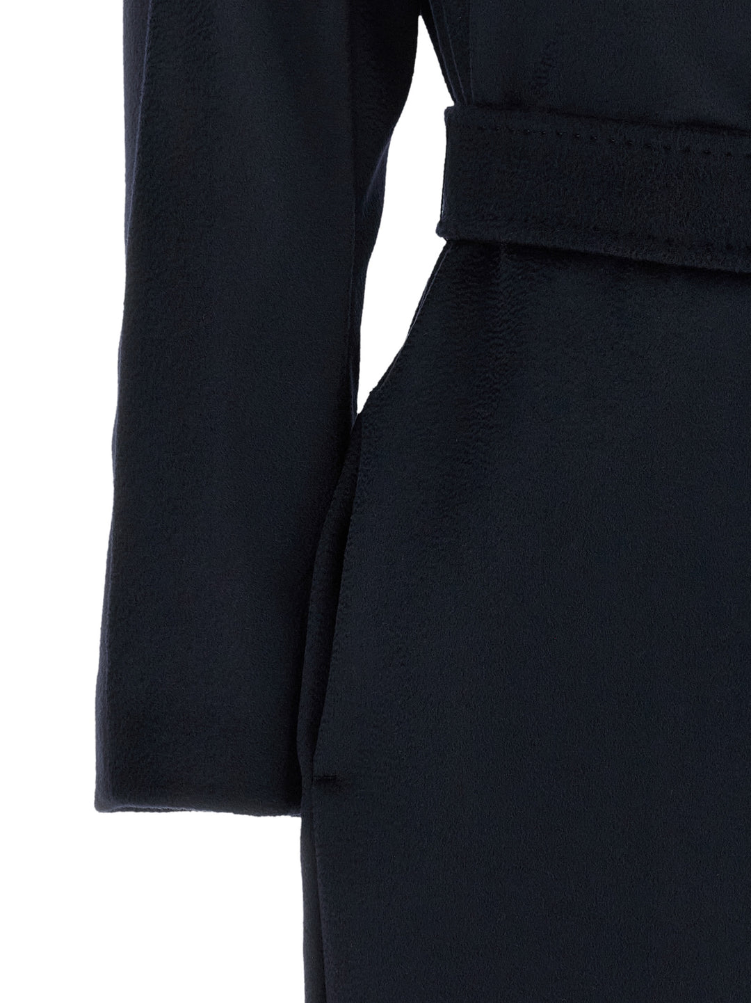Max Mara Blue Wool Coat