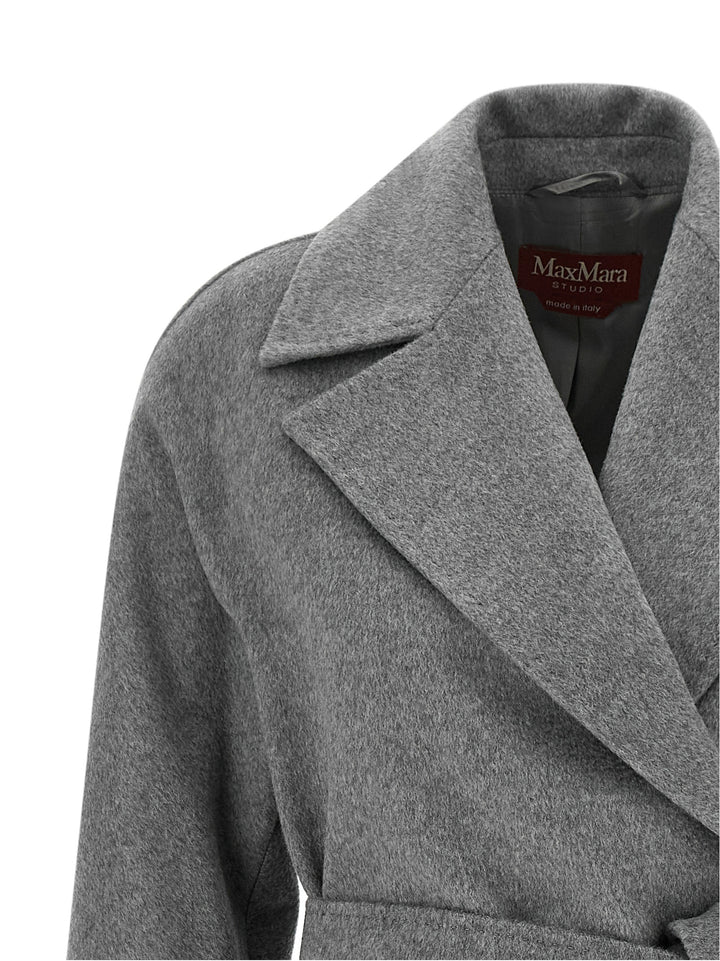 Max Mara Gray Wool Coat